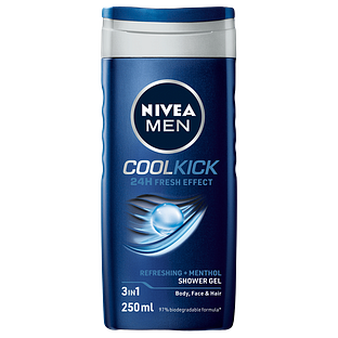 Nivea Men Cool Kick Shower Gel 250ML