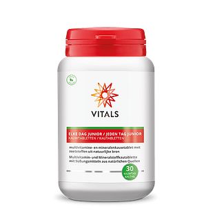 Vitals Elke Dag Junior Kauwtabletten 30TB Vitals Elke Dag Junior Kauwtabletten 30TB
