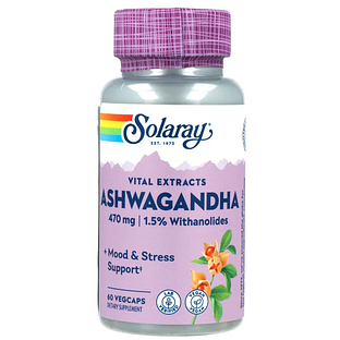 Solaray Ashwagandha Extract Capsules 60CP
