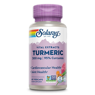 Solaray Turmeric Wortelextract Capsules 60CP