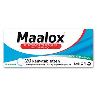 Maalox Kauwtabletten 20TB
