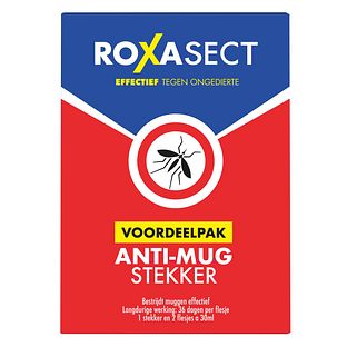 Roxasect Voordeelpak Anti-Mug Stekker + 2 Navullingen 2ST
