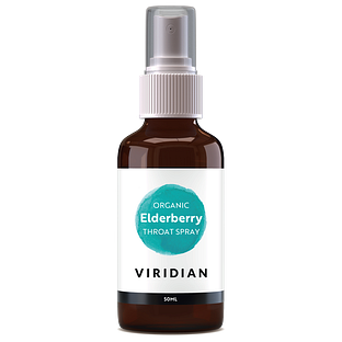 Viridian Organic Elderberry Throat Spray 50ML
