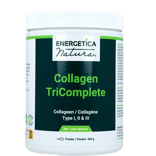 Energetica Natura Collagen TriComplete Collageen Poeder 400GR Energetica Natura Collagen TriComplete Collageen Poeder 400GR