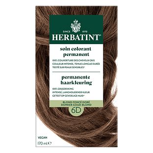 Herbatint Permanente Haarkleuring 6D Donker Goud-Blond 170ML