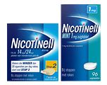 Nicotinell Combineer Pleister 14 mg (7st) en Zuigtablet Mint 1 mg (96st) - 2 Stuks