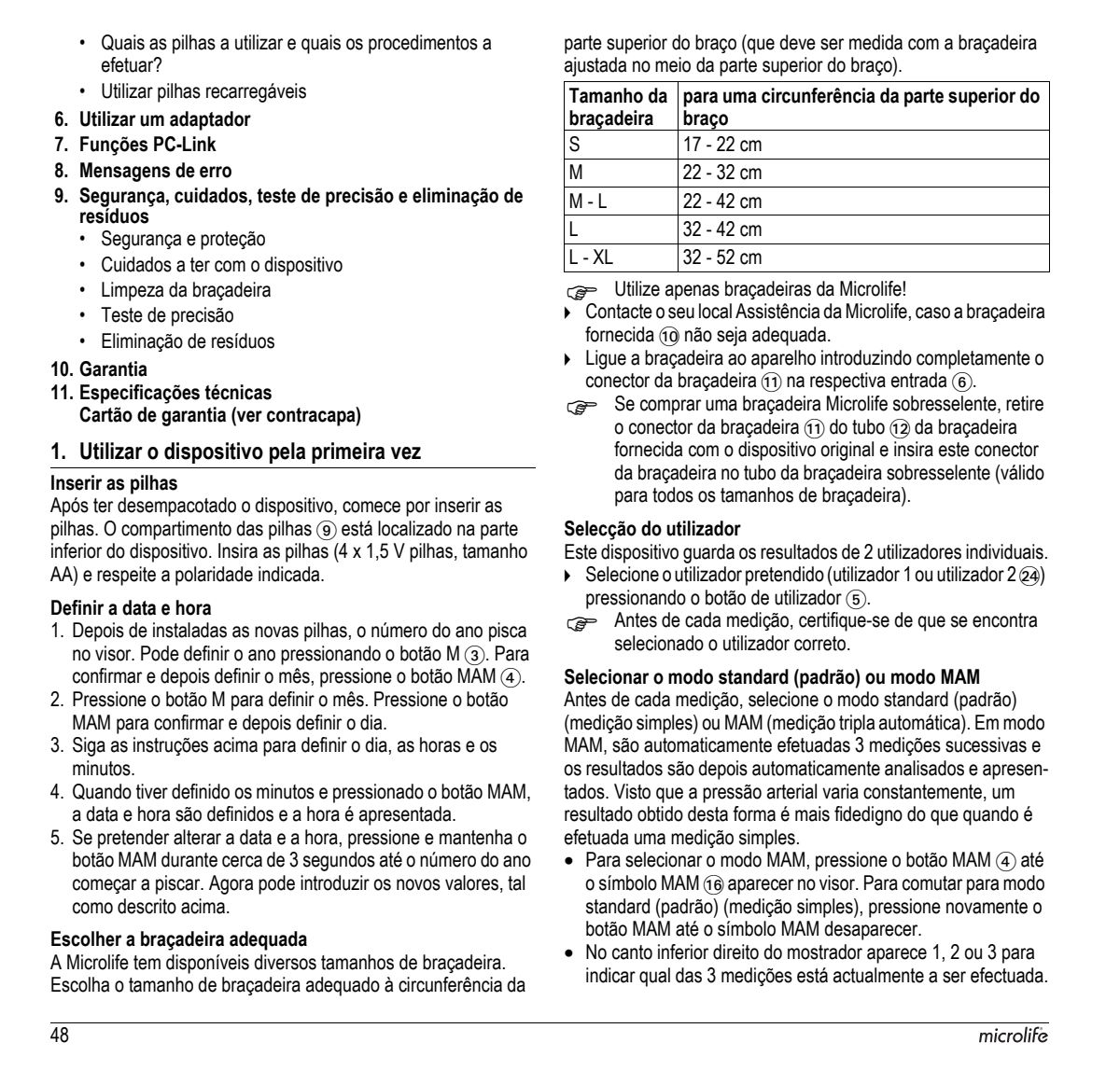 Microlife BP Bloeddrukmeter B3 Comfort PC afbeelding van document #50, instructions