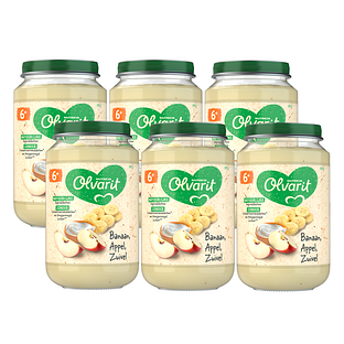 Olvarit 6m+ Banaan Appel Zuivel 200GR
