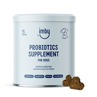 Imby Probiotics Supplement For Dogs Kauwtabletten 90KTB Imby Probiotics Supplement For Dogs Kauwtabletten 90KTB