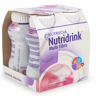 Nutridrink Multi Fibre Aardbei 800ML