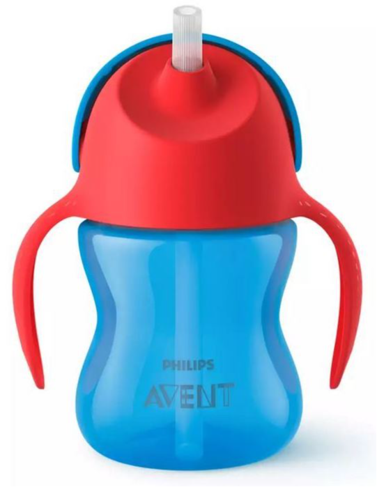 Avent Rietjesbeker Blauw-Rood 9M+ afbeelding
