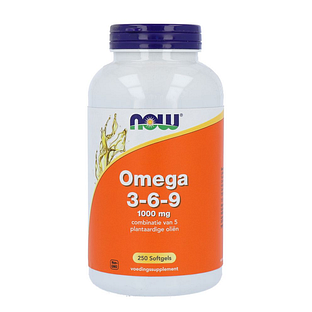 NOW Omega 3-6-9 1000mg Capsules 250CP