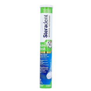Steradent Active Fresh Kunstgebit Reinigingstabs 30ST
