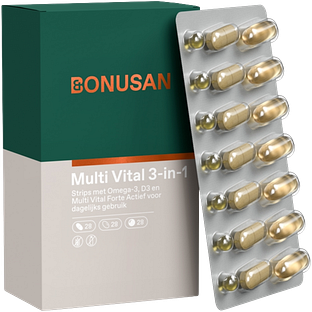 Bonusan Multi Vital 3-in-1 Tabletten 84ST
